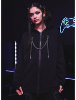 Her Universe Disney Kingdom Hearts Organization XIII Girls Oversized Hoodie - US 8928