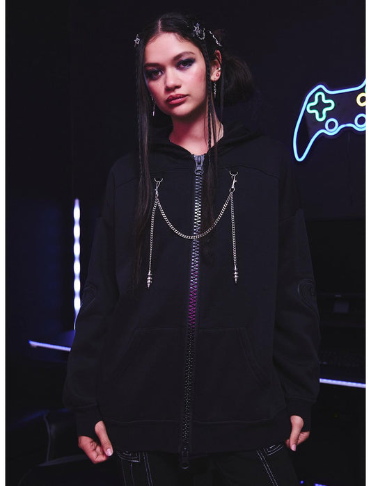 Her Universe Disney Kingdom Hearts Organization XIII Girls Oversized Hoodie - US 8928