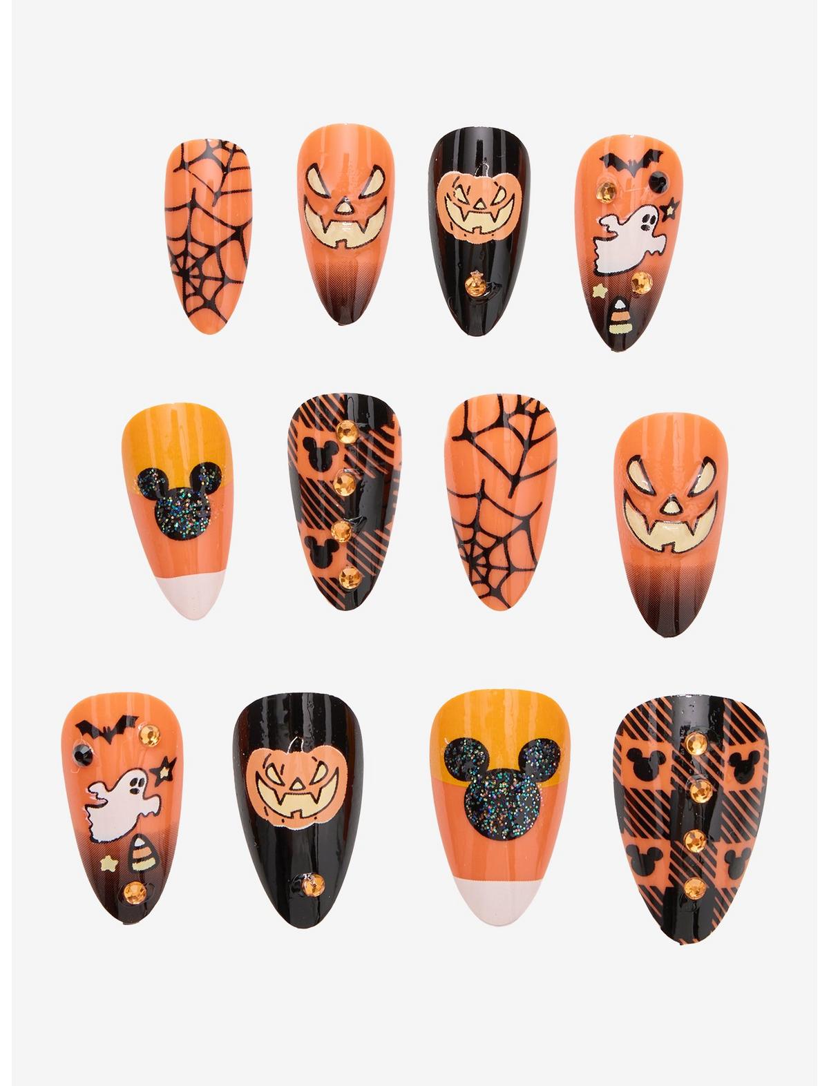 Disney Halloween Pumpkin Press-On Nails - US 1724