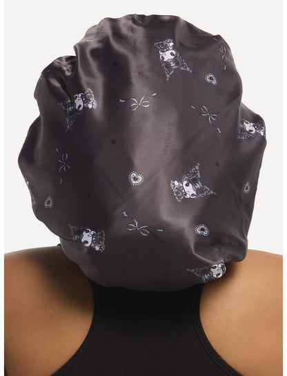 Kuromi Ribbons Figural Reversible Bonnet - US 4519