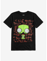 Invader Zim GIR Mustache T-Shirt - US 6205