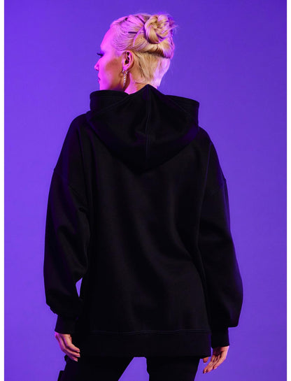 DC Comics Teen Titans Raven Girls Oversized Hoodie - US 4421