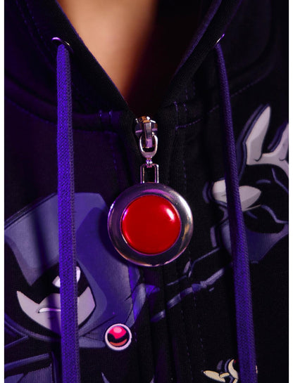 DC Comics Teen Titans Raven Girls Oversized Hoodie - US 4421