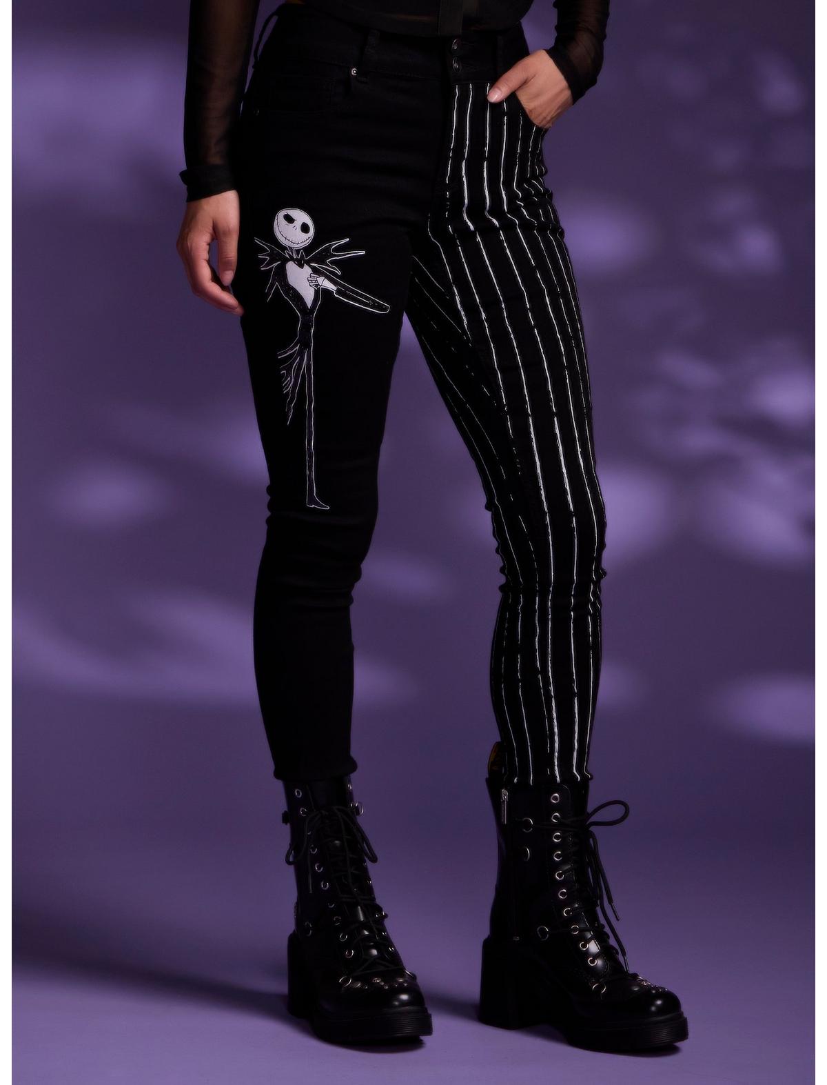 Her Universe The Nightmare Before Christmas Jack Split Skinny Jeans - US 6336