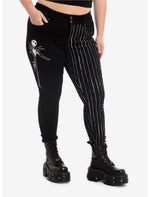 Her Universe The Nightmare Before Christmas Jack Split Skinny Jeans Plus Size - US 6010