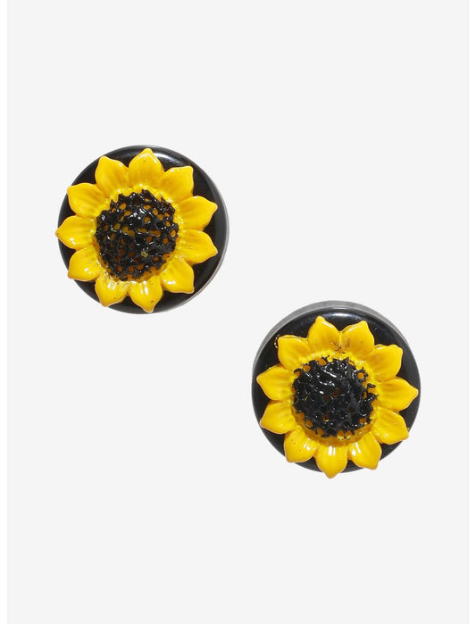 9/16 Resin Sunflower Plug 2 Pack - US 1944