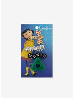 Coraline Icons Hair Clip Set - US 6049