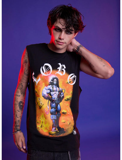 DC Comics Justice League Lobo Muscle Tank Top - US 4823