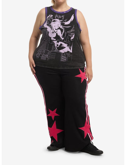 DC Comics Teen Titans Starfire Stud Girls Tank Top Plus Size - US 5290