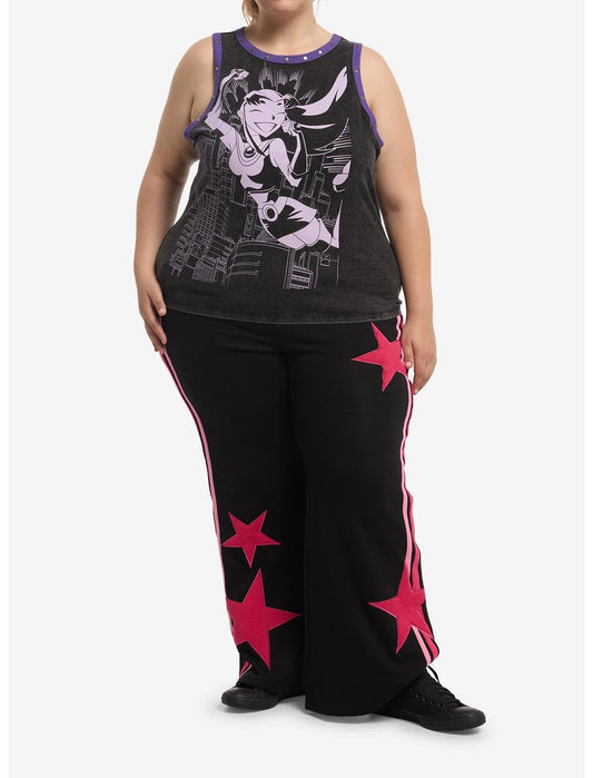 DC Comics Teen Titans Starfire Stud Girls Tank Top Plus Size - US 5290