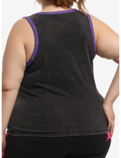 DC Comics Teen Titans Starfire Stud Girls Tank Top Plus Size - US 5290