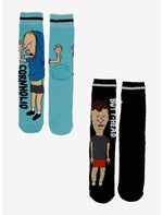 Beavis And Butt-Head Standing Crew Socks 2 Pair - US 3558