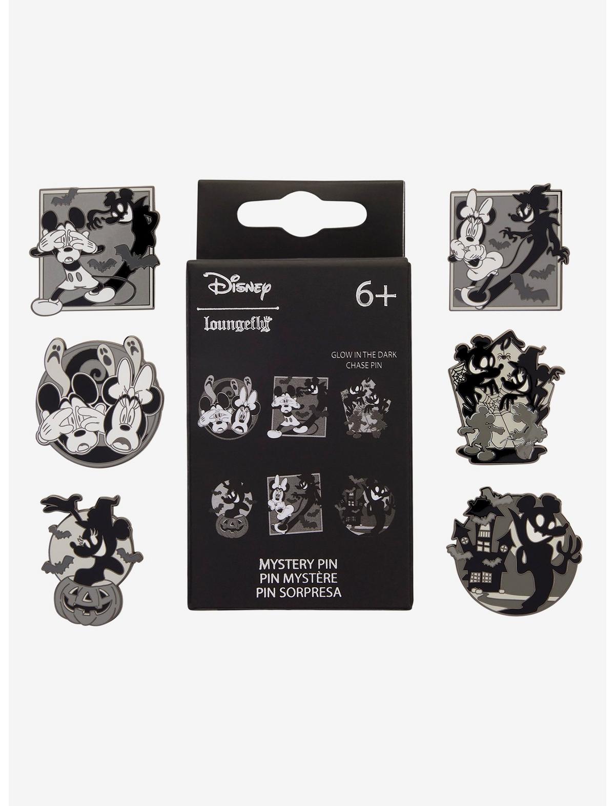 Loungefly Disney Halloween Black & White Blind Box Enamel Pin - US 6468