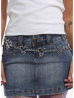 Cyber Heart Barbed Wire Belt - US 5157