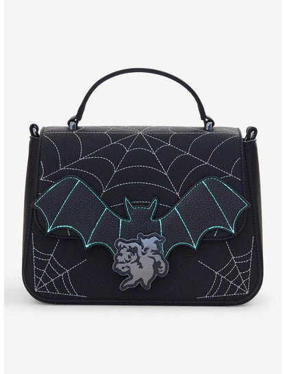Loungefly Disney Halloween Bats & Spiderwebs Crossbody Bag - US 0678
