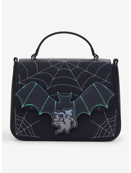 Loungefly Disney Halloween Bats & Spiderwebs Crossbody Bag - US 0678
