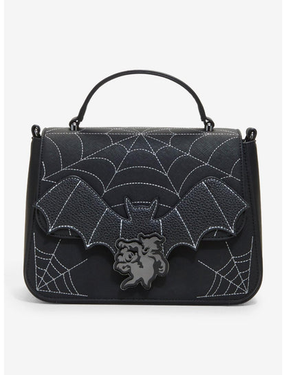 Loungefly Disney Halloween Bats & Spiderwebs Crossbody Bag - US 0678