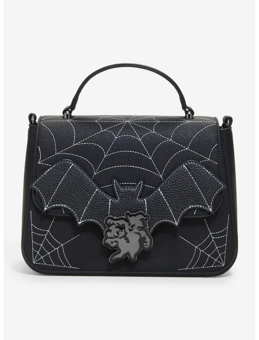 Loungefly Disney Halloween Bats & Spiderwebs Crossbody Bag - US 0678