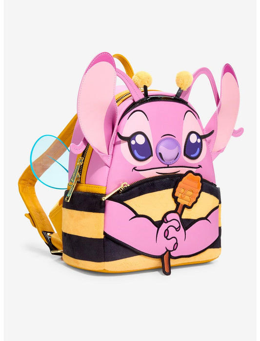 Loungefly Disney Stitch Angel Bumblebee Figural Mini Backpack - US 5261