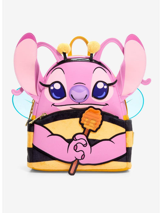 Loungefly Disney Stitch Angel Bumblebee Figural Mini Backpack - US 5261