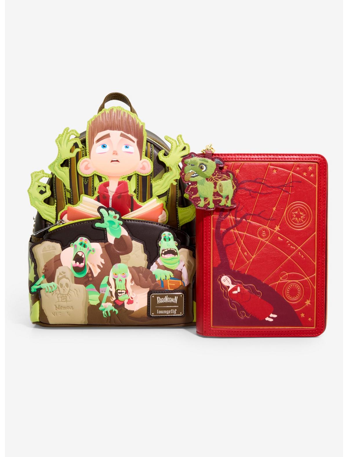 Loungefly ParaNorman Book Glow-In-The-Dark Crossbody Bag - US 6853