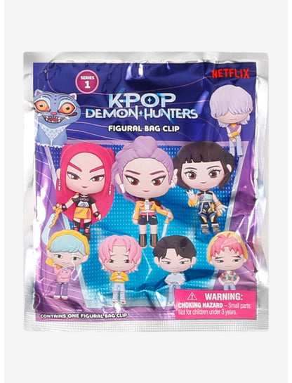 KPop Demon Hunters Blind Bag Figural Bag Clip - US 7904