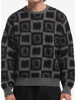 Black & Grey Patchwork Sweater - US 1090