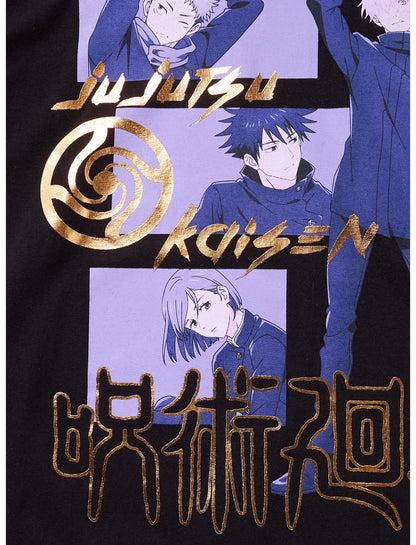 Jujutsu Kaisen Purple Tonal Gold Foil T-Shirt - US 9573