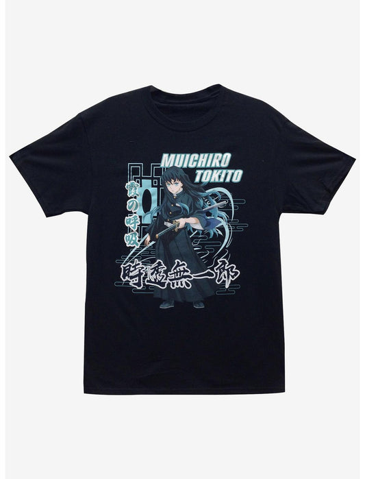 Demon Slayer: Kimetsu No Yaiba Muichiro Breathing Style T-Shirt - US 3729