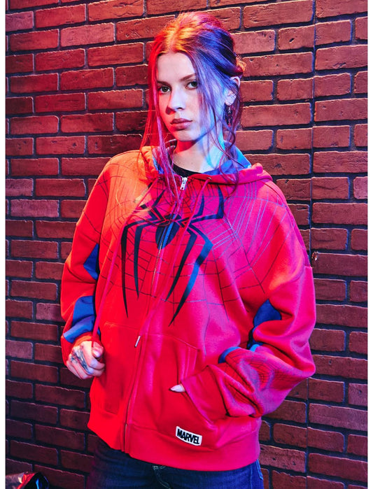 Her Universe Marvel Spider-Man: Brand New Day Spider-Man Girls Oversized Hoodie - US 4173