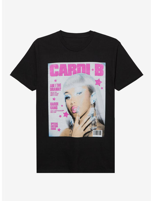 Cardi B Am I The Drama? Magazine Cover T-Shirt - US 2076