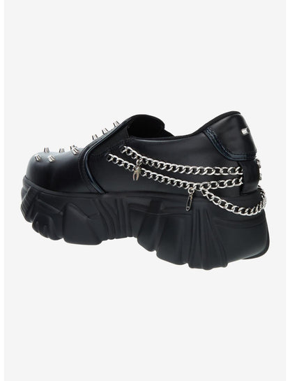 Koi Black Summoner Stud Slip-On Sneakers - US 4156