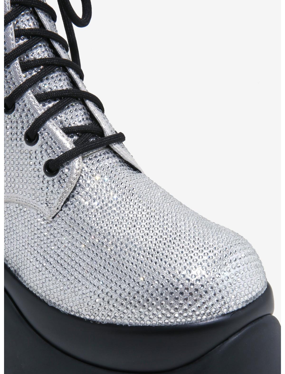 Koi X Twilight Vampire Skin Chunky Combat Boots - US 5893