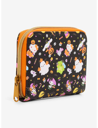 Loungefly Hello Kitty And Friends Halloween Mini Zipper Wallet - US 1144