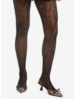 Leopard Spots Fishnet Tights - US 0051