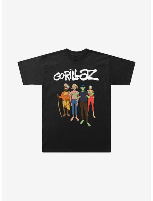 Gorillaz The Mountain Group Portrait T-Shirt - US 4108