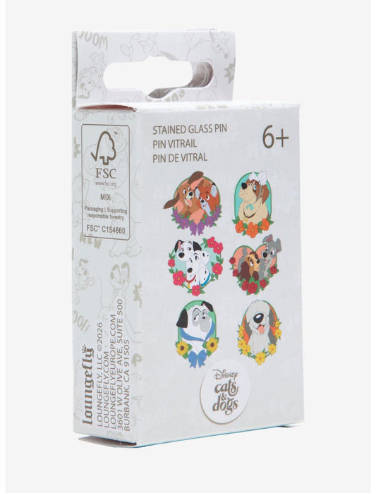 Loungefly Disney Dogs Floral Blind Box Enamel Pin - US 1615