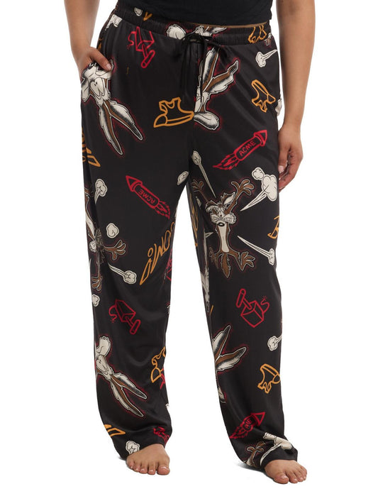 Looney Tunes Wile E. Coyote Pajama Pants Plus Size - US 7045