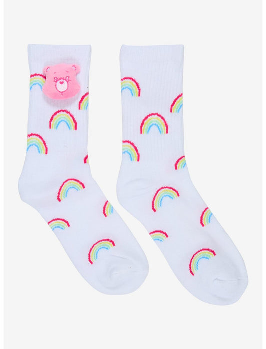 Care Bears Cheer Bear Rainbow Crew Socks - US 5098