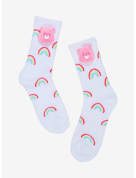 Care Bears Cheer Bear Rainbow Crew Socks - US 5098