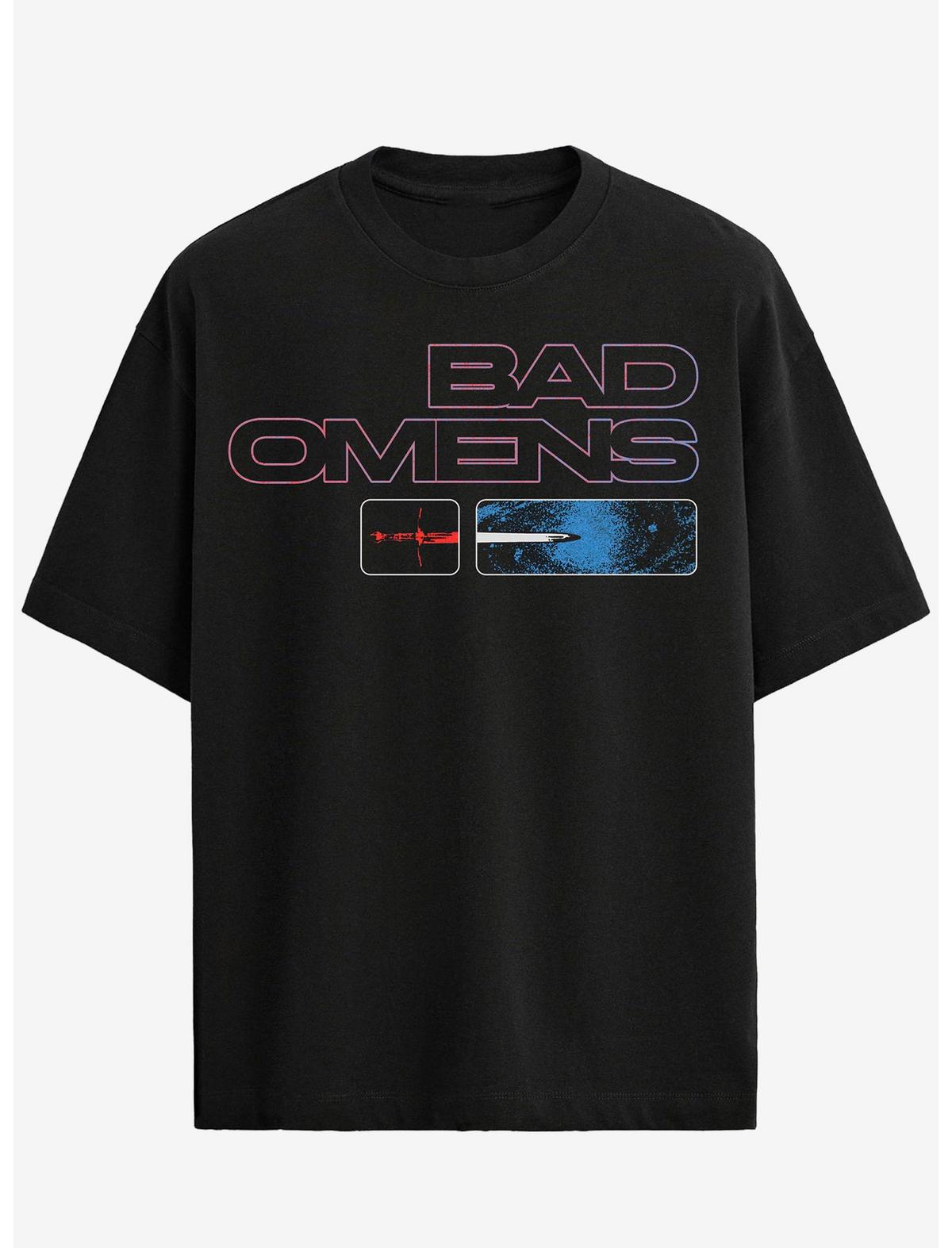 Bad Omens Galaxy Sword T-Shirt - US 6356
