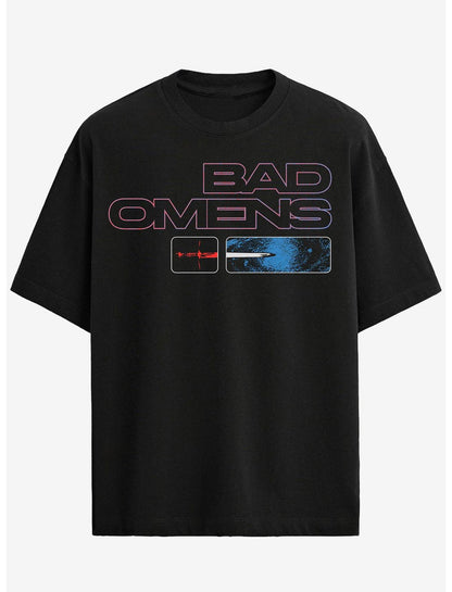 Bad Omens Galaxy Sword T-Shirt - US 6356
