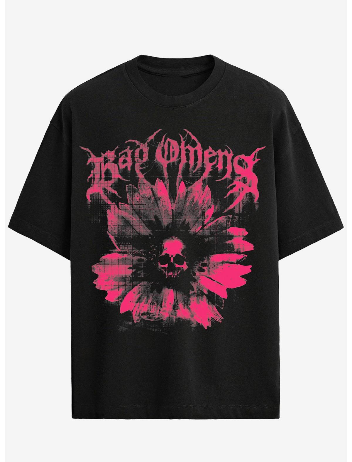 Bad Omens Skull Flower T-Shirt - US 7968