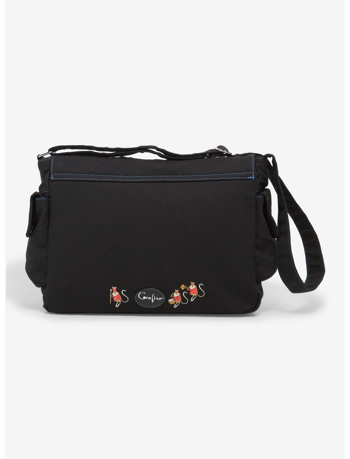 Coraline Icons Glow-In-The-Dark Messenger Bag - US 8771