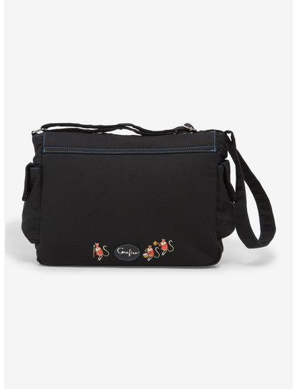 Coraline Icons Glow-In-The-Dark Messenger Bag - US 8771