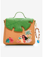 Her Universe Disney Moana Rattan Leaf Crossbody Bag With Charm - US 5812