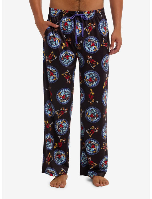 Disney Kingdom Hearts Sora Stained Glass Pajama Pants - US 6071