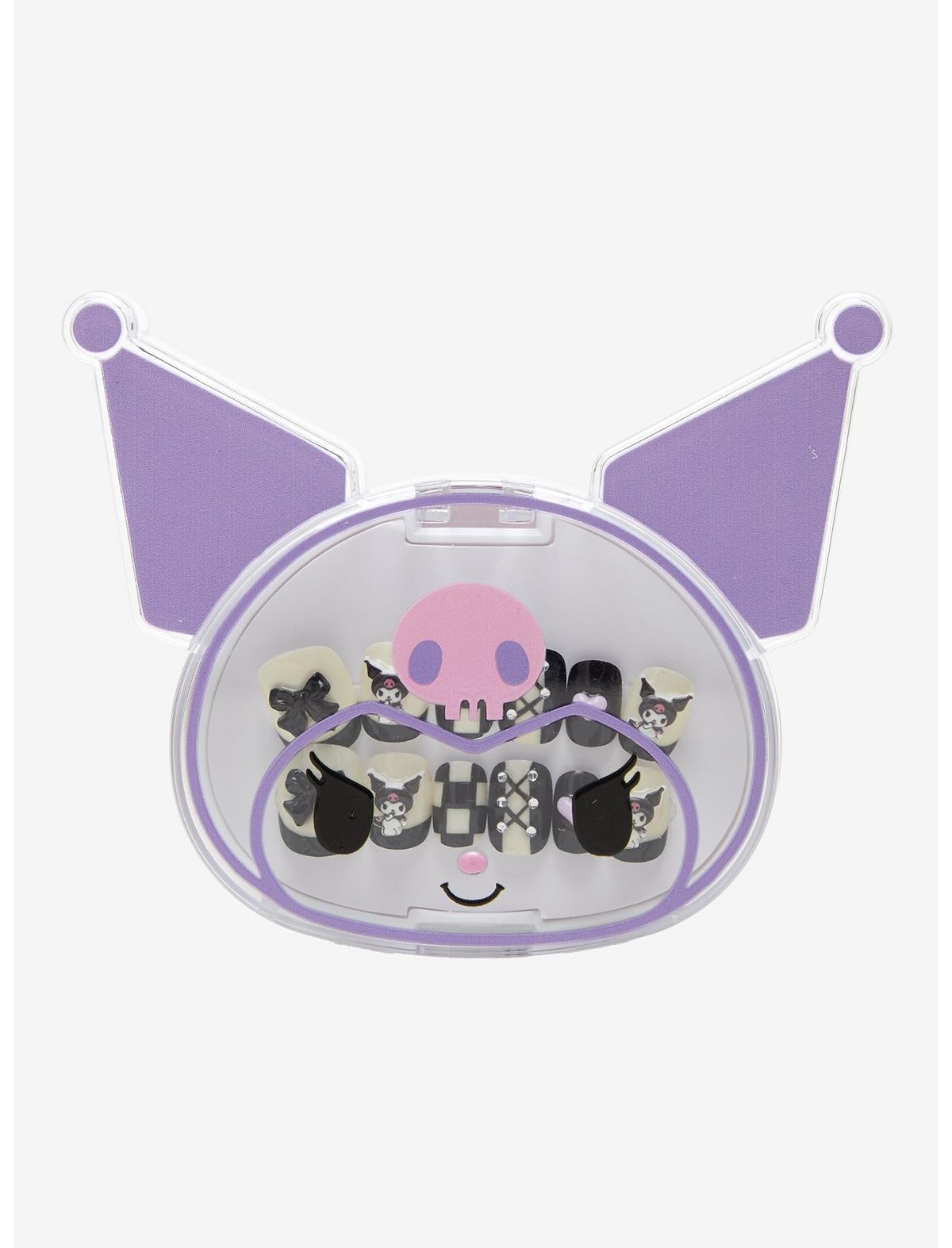 3H Nails Kuromi Heart Bow Press-On Nail Set - US 7168