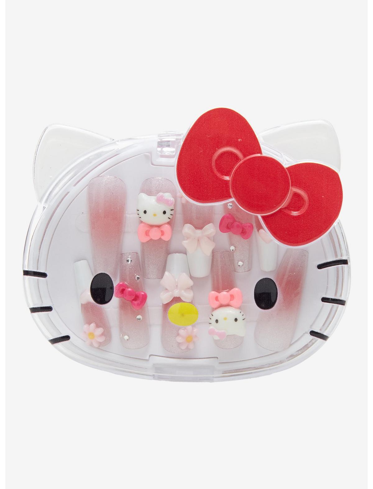 3H Nails Hello Kitty Flower Bow Press-On Nail Set - US 9310