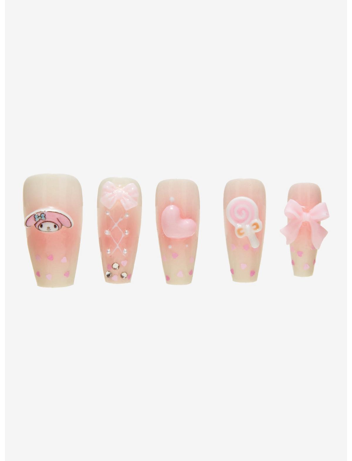 3H Nails My Melody Candy Press-On Nail Set - US 9585